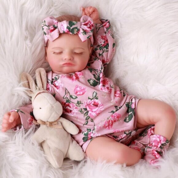 BABESIDE Lifelike Reborn Baby girl Dolls - 20 inch Sleeping Realistic - Picture 6 of 8